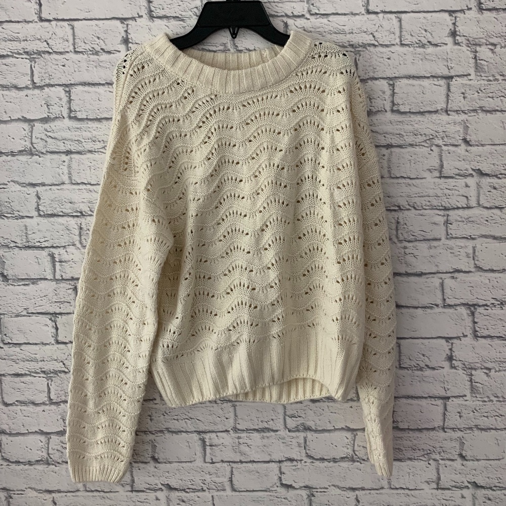 Crew Knit Cropped Sweater